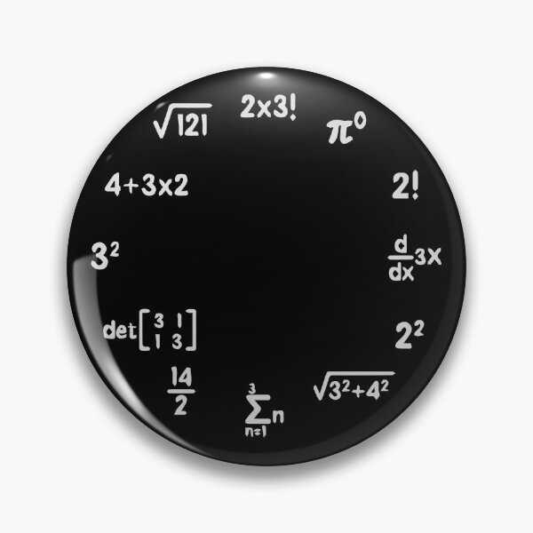 Item preview, Math Clock,gifts ideas funny Nerdy Math designed and sold by BHMARTS.