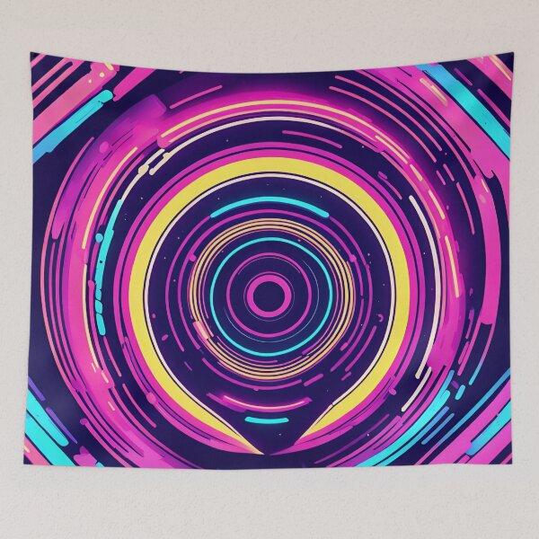 Item preview, Neon Abstract Pattern. designed and sold by ARichArts.
