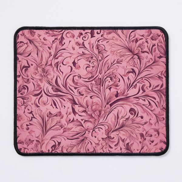 Item preview, Elegance in Bloom: Pink Floral Pattern with Intricate Details designed and sold by PatternXS.