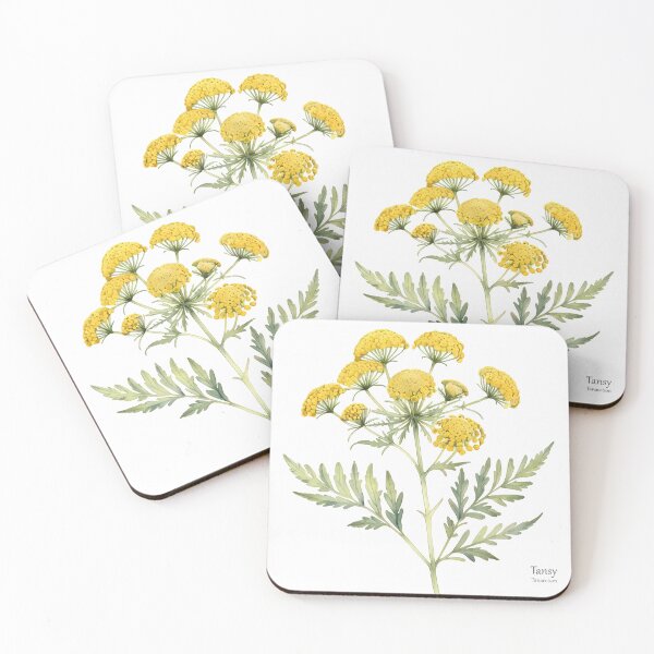 Item preview, Tansy Plant Illustration designed and sold by PixelFixArt.