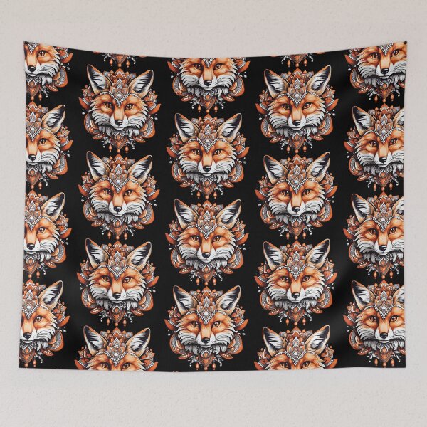 Item preview, Fox Mandala designed and sold by Getup-clothing.