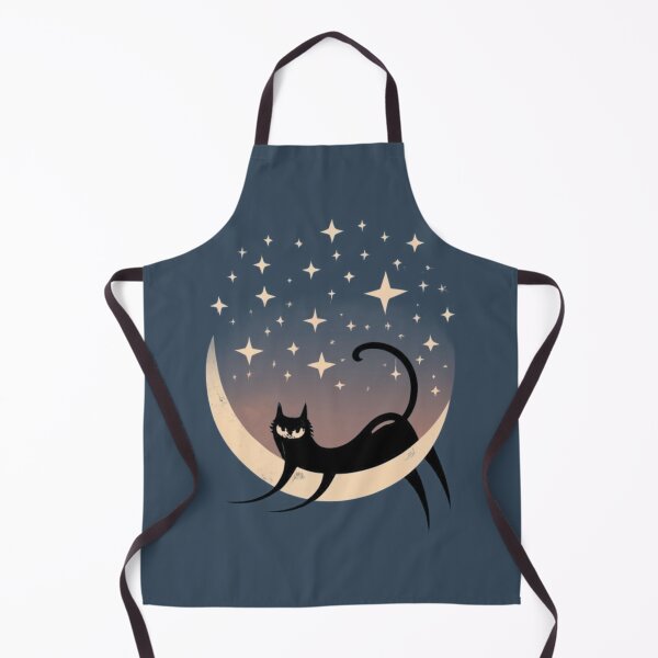 Item preview, Lucky Black Cat On The Moon designed and sold by brytfanna.