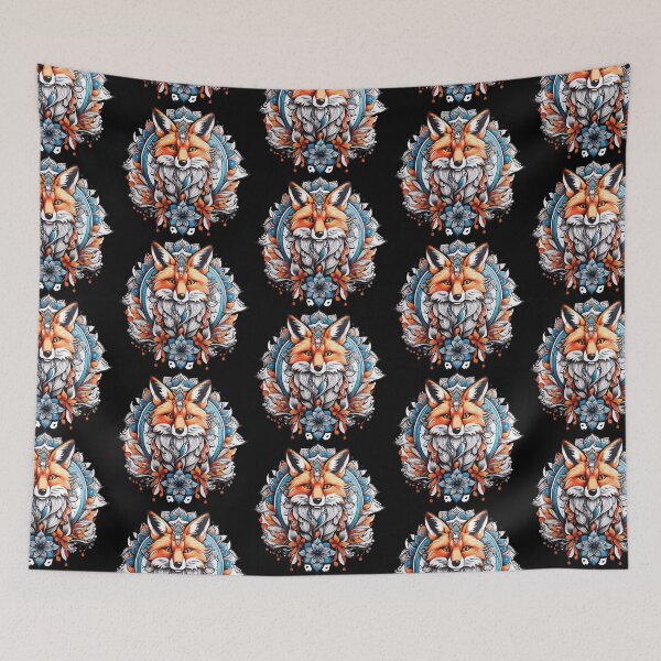Item preview, Fox Mandala designed and sold by Getup-clothing.