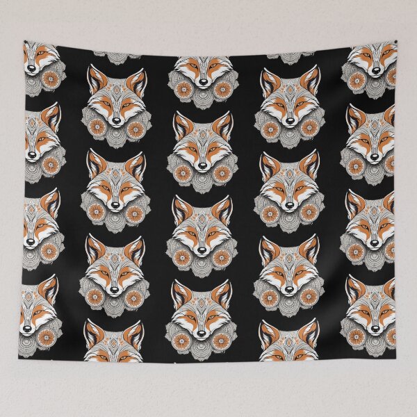 Item preview, Fox Mandala designed and sold by Getup-clothing.