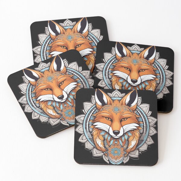 Item preview, Fox Mandala designed and sold by Getup-clothing.