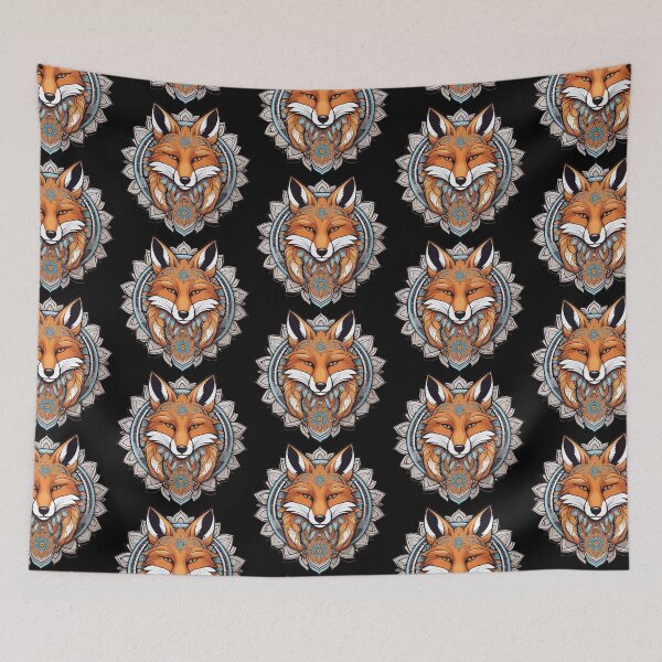 Item preview, Fox Mandala designed and sold by Getup-clothing.
