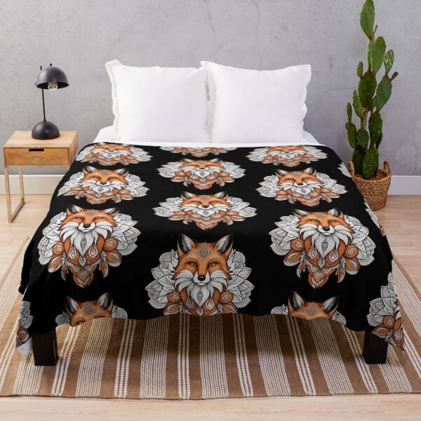 Item preview, Fox Mandala designed and sold by Getup-clothing.