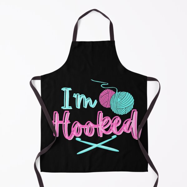 Item preview, I'm Hooked, crochet play on words designed and sold by Fr0mtheMachine.