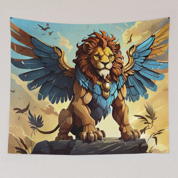 Item preview, The Winged Lion 09 designed and sold by AIfolklore.