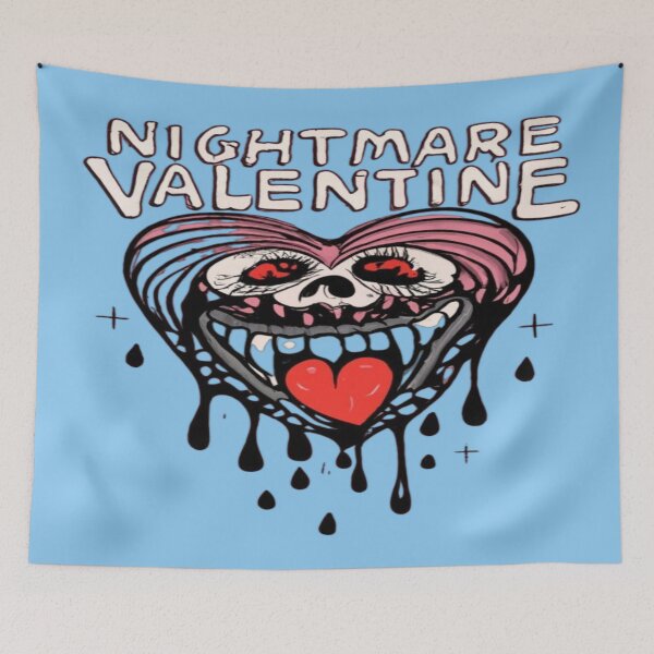 Item preview, Nightmare Valentine No. 5 - Scary Love - Romantic Evil designed and sold by AbstraktTheArt.