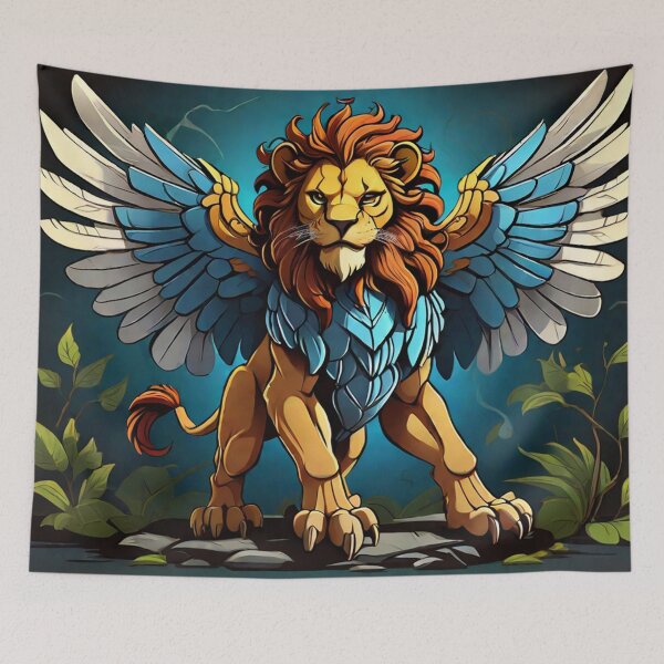 Item preview, The Winged Lion 10 designed and sold by AIfolklore.