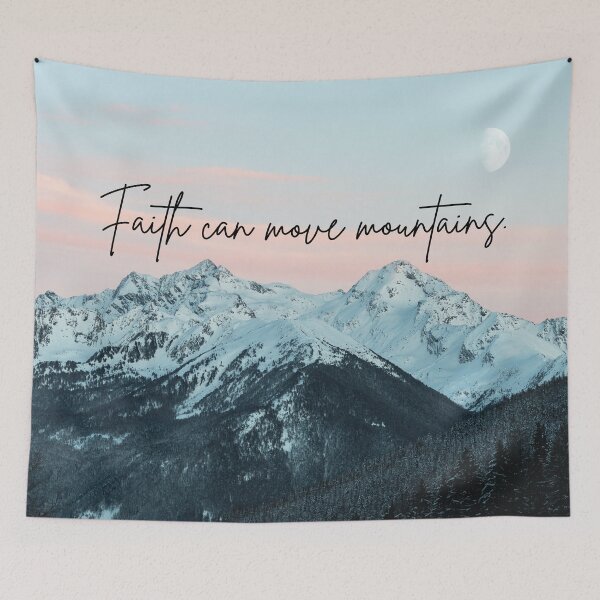 Item preview, Faith can move mountains designed and sold by touchofbasic.