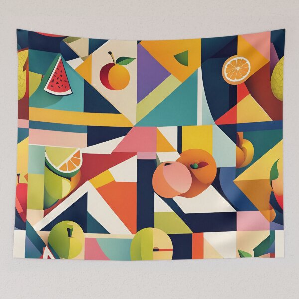 Item preview, Cubist Fruits Pattern. designed and sold by ARichArts.