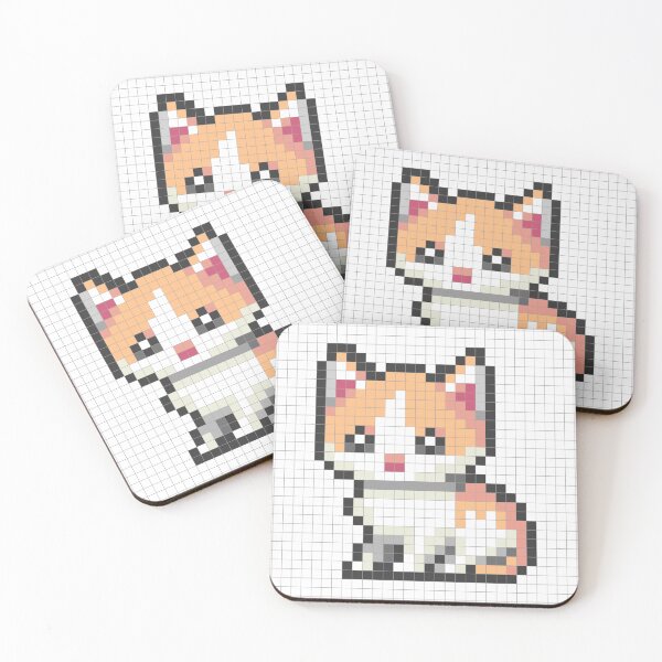 Item preview, Pixel Art Cute Cat designed and sold by 4TeeToo.