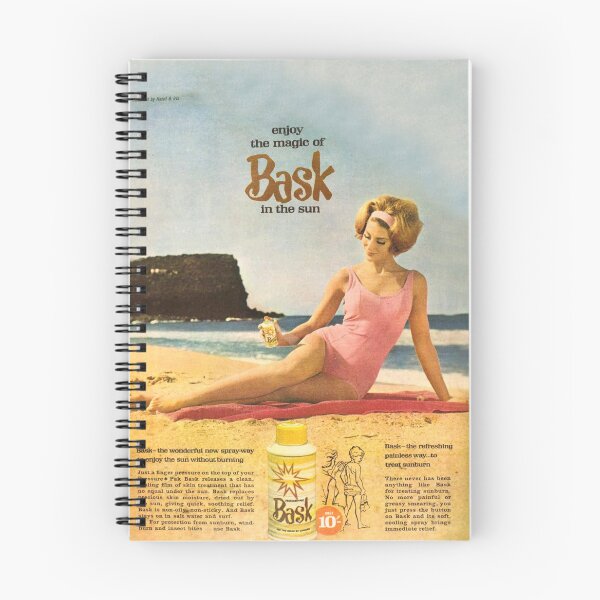 Item preview, Vintage Bask Sun Cream Ad 1964 designed and sold by recuni.
