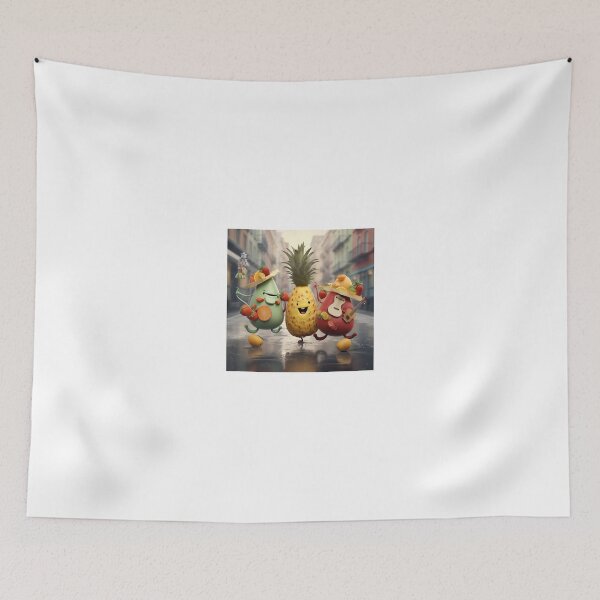 Item preview, Fruits dancing, singing and playing instruments in the streets designed and sold by sexypinupart.