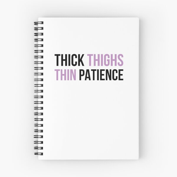 Item preview, Thick Thighs Thin Patience V3 designed and sold by TeeTimeGuys.