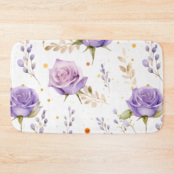 Item preview, Watercolor of purple roses flower1 designed and sold by Lucky-jl.