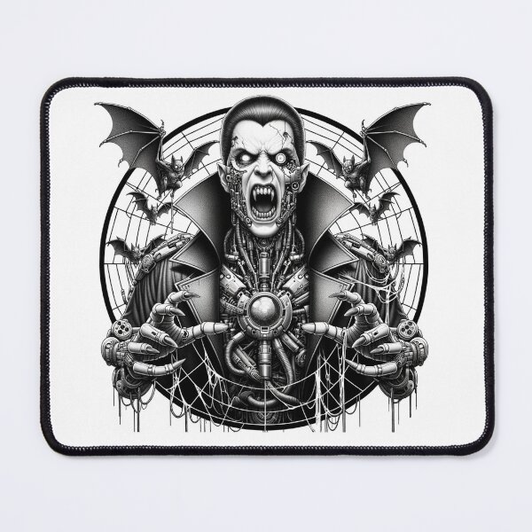 Item preview, CyberVamp: Electric Bloodlust Halloween Tee designed and sold by JohannesLux.