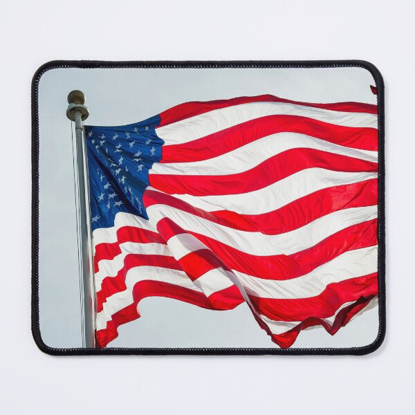 Item preview, STK109604M-The American flag waves in the wind. designed and sold by StocktrekImages.
