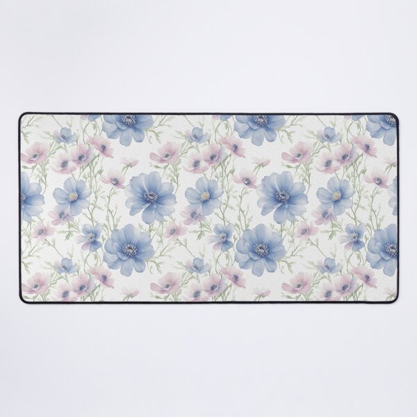 Item preview, Watercolor Small Blue And Pink Anemone pattern designed and sold by Victoria Riabov.