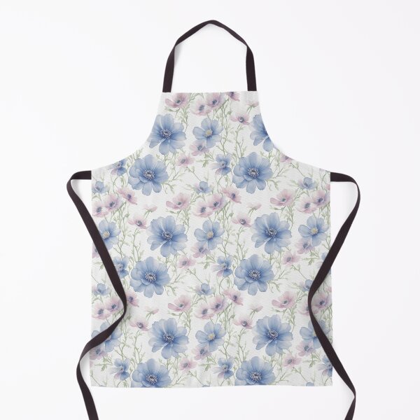 Item preview, Watercolor Small Blue And Pink Anemone pattern designed and sold by Victoria Riabov.