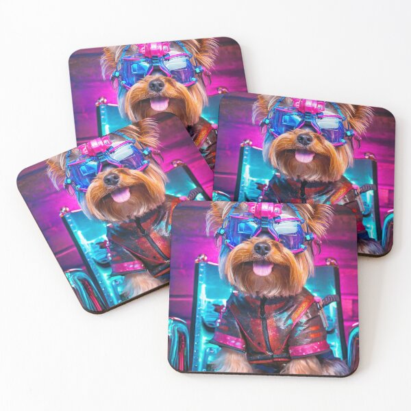 Item preview, Futuristic punk dog designed and sold by fotofeast.