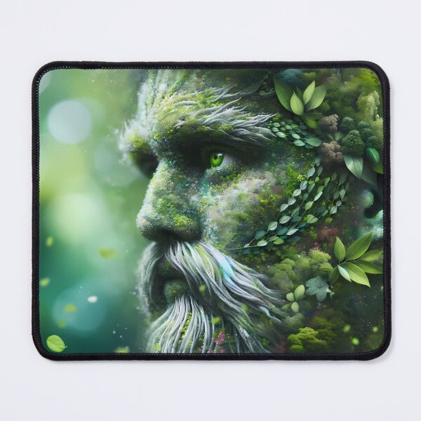 Item preview, Greenman Portrait designed and sold by NeatSplash.