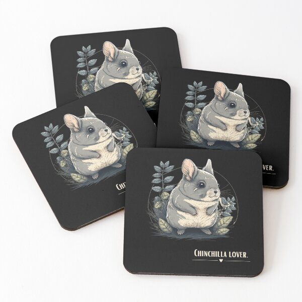 Item preview, Cute Grey Chinchilla for Chilean Rodents Lovers designed and sold by Daria-Shop.