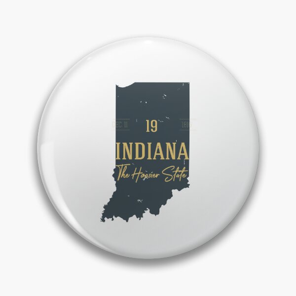 Item preview, American state map. Indiana. The Hoosier State designed and sold by dk-design85.