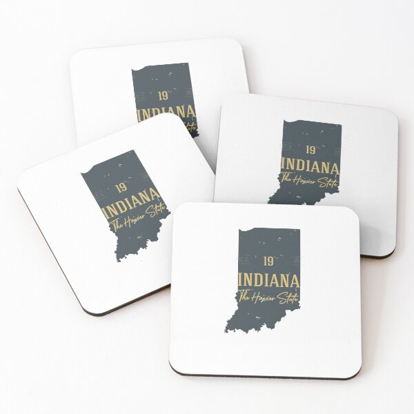 Item preview, American state map. Indiana. The Hoosier State designed and sold by dk-design85.