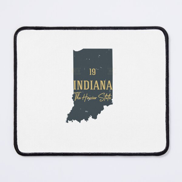 Item preview, American state map. Indiana. The Hoosier State designed and sold by dk-design85.