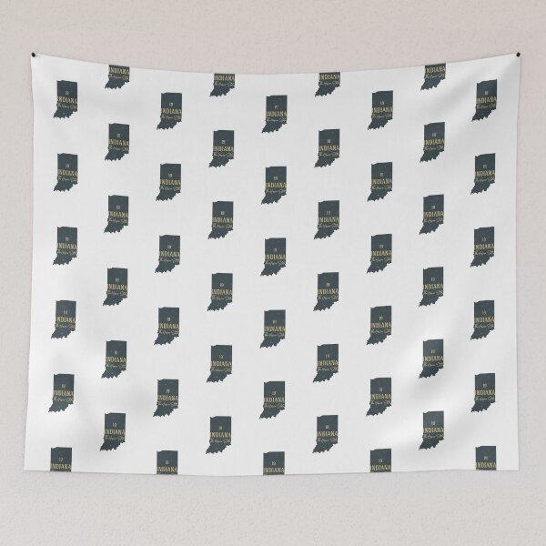 Item preview, American state map. Indiana. The Hoosier State designed and sold by dk-design85.