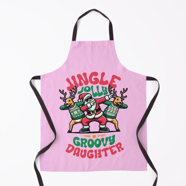 Item preview, Daughter - Holly Jingle Jolly Groovy Santa and Reindeers in Ugly Sweater Dabbing Dancing. Personalized Christmas designed and sold by lunaticbear.