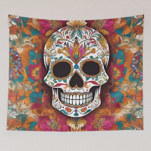 Item preview, Day of the Dead Skull designed and sold by scottanderson2.