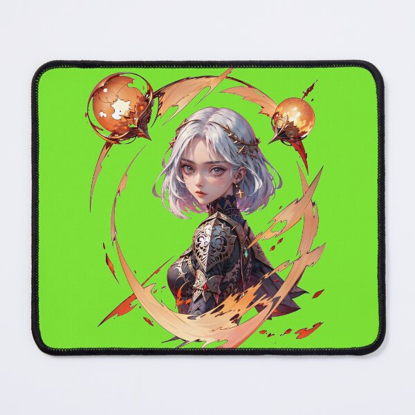 Item preview, Golden warrior girl with silver hair designed and sold by Animepic222.
