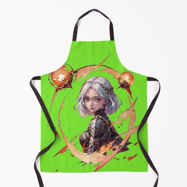 Item preview, Golden warrior girl with silver hair designed and sold by Animepic222.