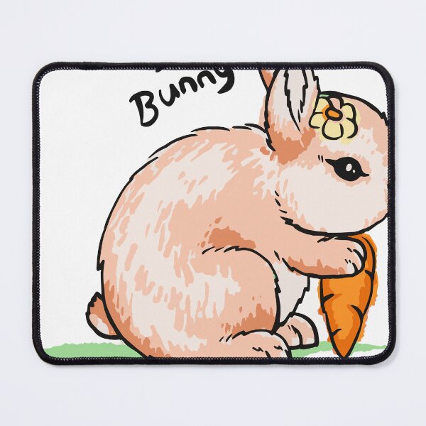 Item preview, Cute bunny eating carrots designed and sold by chomaruddin tri amboko.