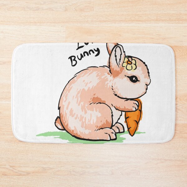 Item preview, Cute bunny eating carrots designed and sold by chomaruddin tri amboko.