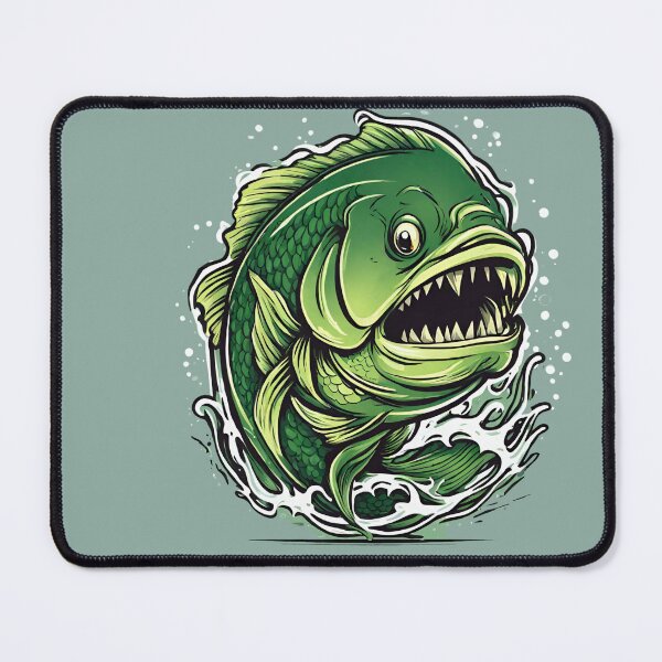 Item preview, funny scared fish designed and sold by bugilugi.
