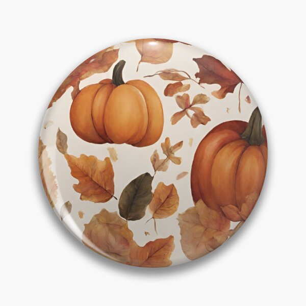 Item preview, Botanical Pattern Autumn Leaves and Pumpkins designed and sold by soapblossom.