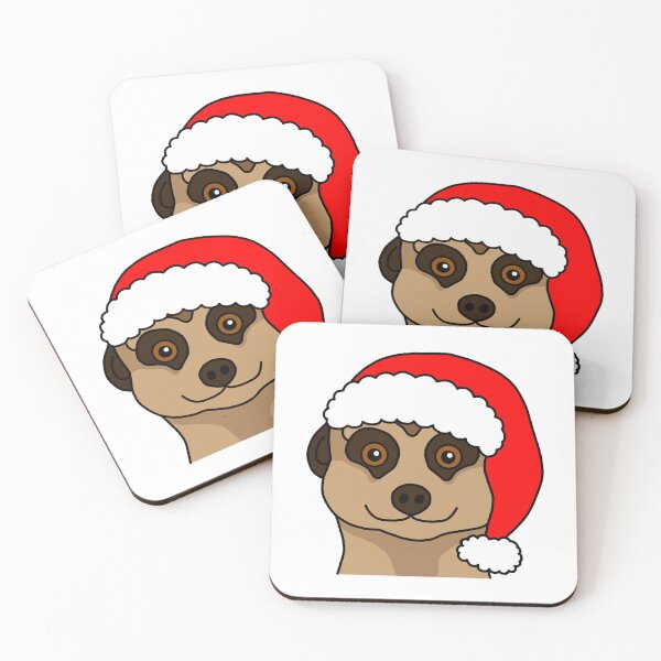 Item preview, Christmas Cartoon Meerkat designed and sold by Scat the cat.