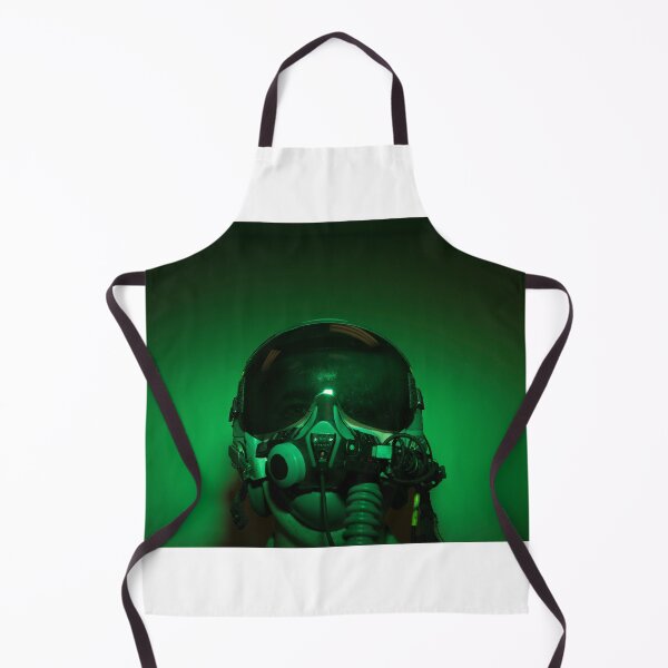 Item preview, STK109569M-Airman donning flight helmet and night vision goggles. designed and sold by StocktrekImages.