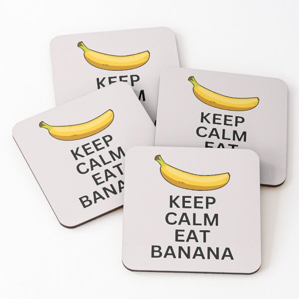 Item preview, KEEP CALM EAT BANANA designed and sold by ChilledTaho.
