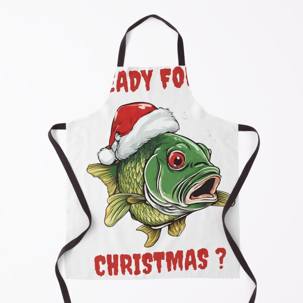 Item preview, Christmas carp fish designed and sold by bugilugi.