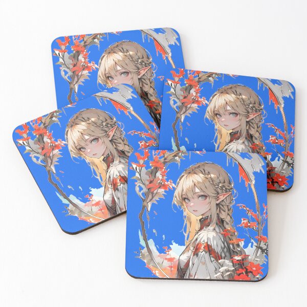 Item preview, Beautiful blond hair Elf is looking at you with apathy designed and sold by Animepic222.