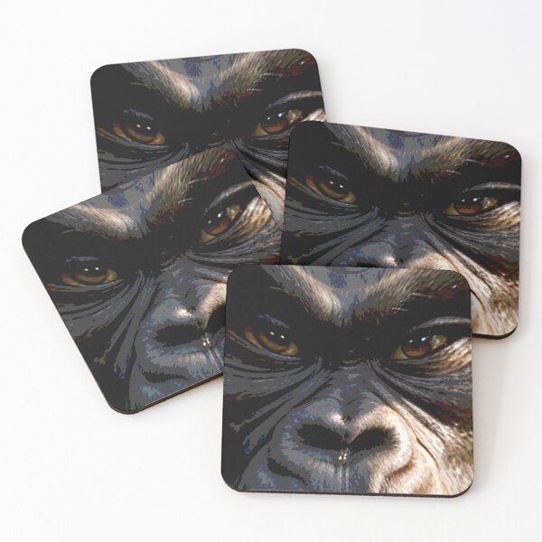 Item preview, Gorilla portrait 1 designed and sold by Wilfried van Dokkumburg.