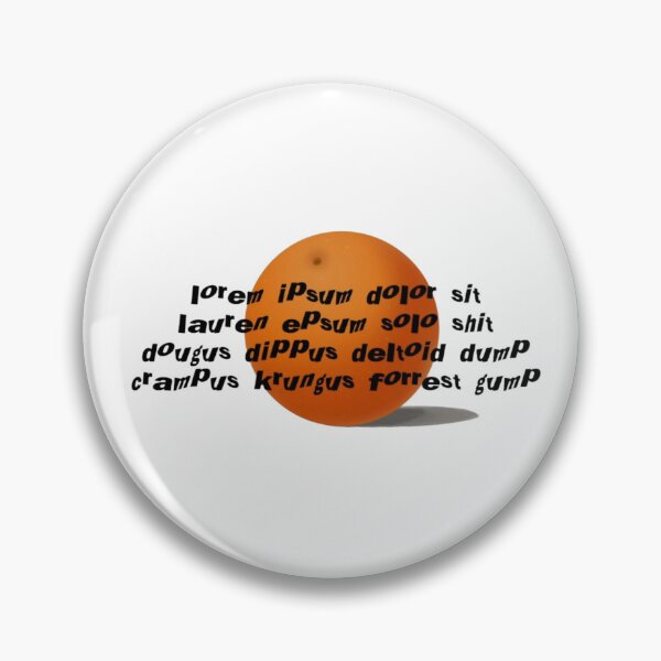 Artikelvorschau, Drawfee Lorem Ipsum Orange Merch entworfen und verkauft von Pandemicgoblin.