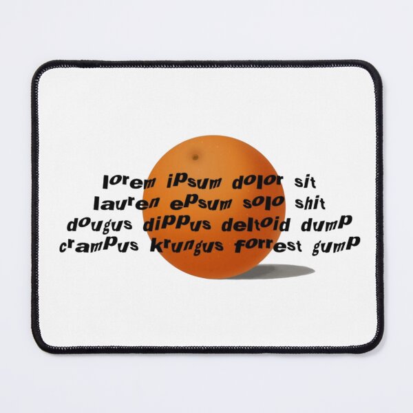Item preview, Drawfee lorem ipsum orange merch designed and sold by Pandemicgoblin.