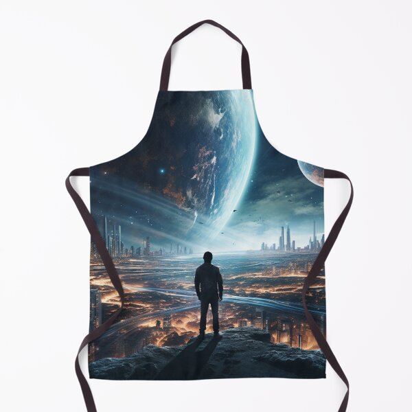 Item preview, extra terrestrial future futuristic city outer space designed and sold by zand-n-zive.